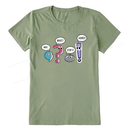 Pagewings Funny Grammar Bookish Unisex Classic T-shirt