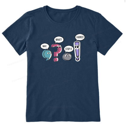 Pagewings Funny Grammar Bookish Unisex Classic T-shirt