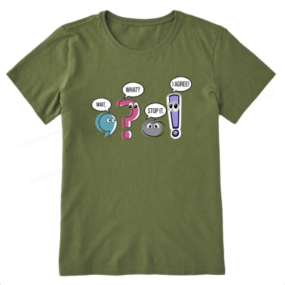 Pagewings Funny Grammar Bookish Unisex Classic T-shirt