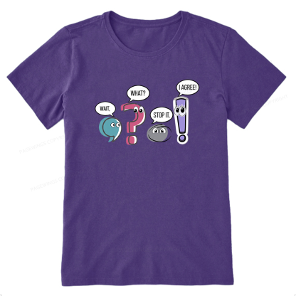 Pagewings Funny Grammar Bookish Unisex Classic T-shirt