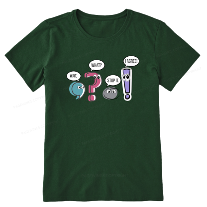 Pagewings Funny Grammar Bookish Unisex Classic T-shirt