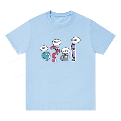 Pagewings Funny Grammar Bookish Unisex Classic T-shirt