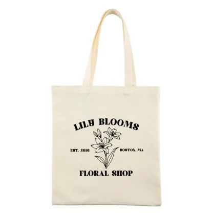 Pagewings Lily Bloom's Floral Lovers Gift Tote Bag