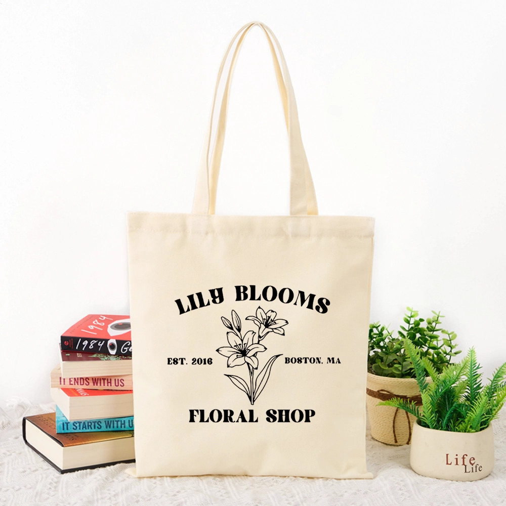Pagewings Lily Bloom's Floral Lovers Gift Tote Bag