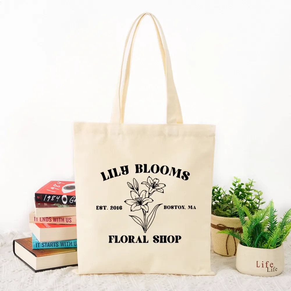 Pagewings Lily Bloom's Floral Lovers Gift Tote Bag