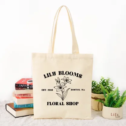 Pagewings Lily Bloom's Floral Lovers Gift Tote Bag