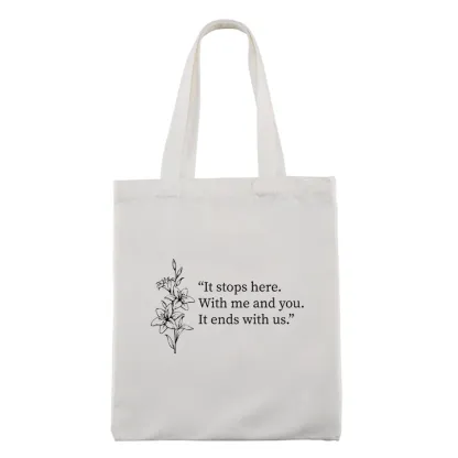 Pagewings It Ends With Us Tote Bag