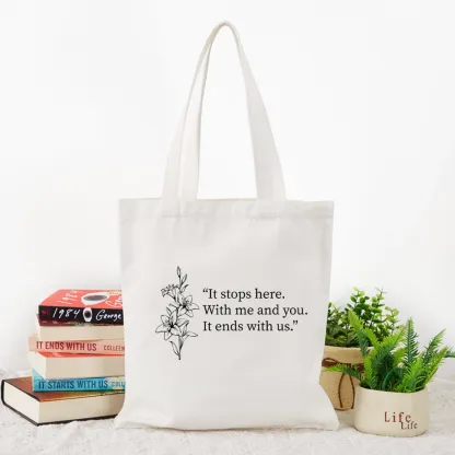 Pagewings It Ends With Us Tote Bag