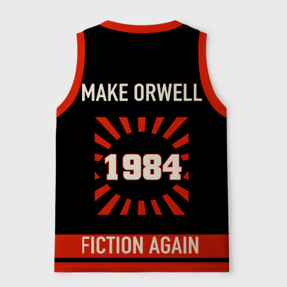 Pagewings Make Orwell Fiction Again Unisex Mesh Tank Top