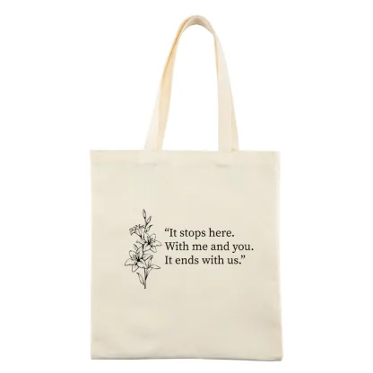 Pagewings It Ends With Us Tote Bag