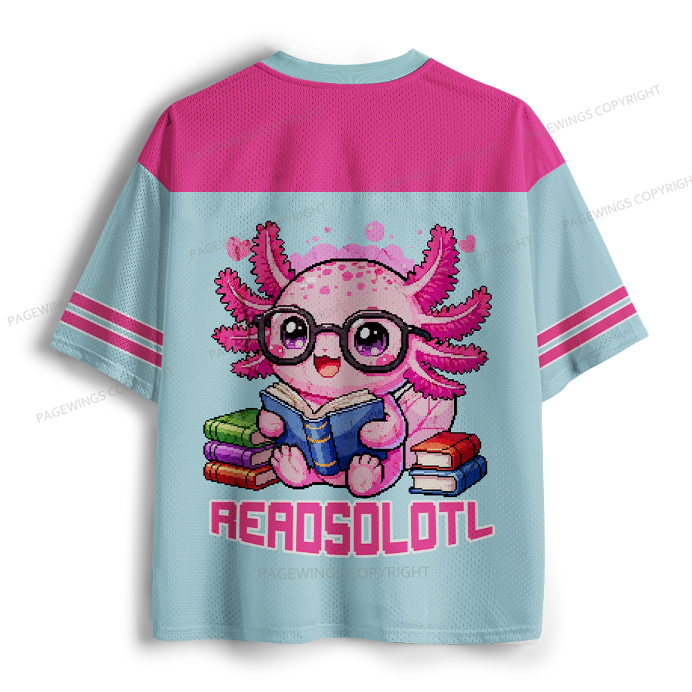 Pagewings Readsalotl Unisex Mesh Jersey