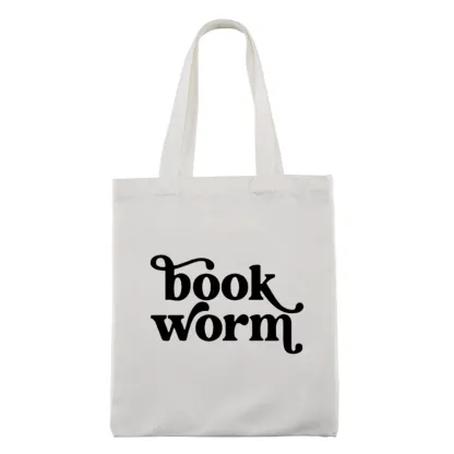 Pagewings Book Worm Tote Bag