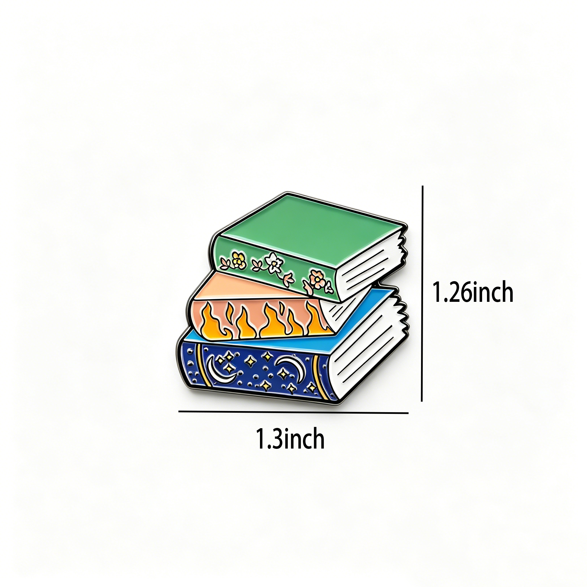 Pagewings Booktrovert Enamel Pin Badge