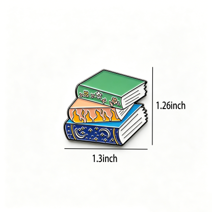 Pagewings Booktrovert Enamel Pin Badge