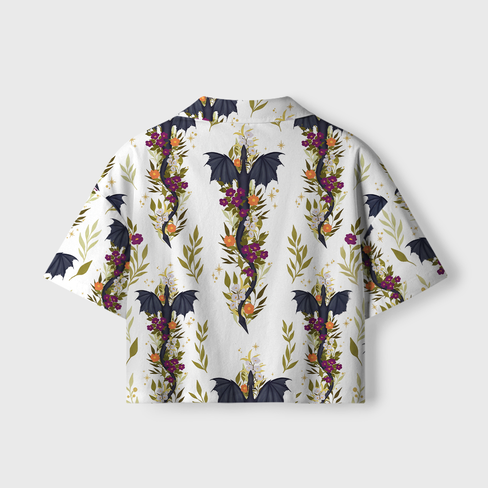 Pagewings Fantasy Lover Camp Collar Women's Camp Shirt