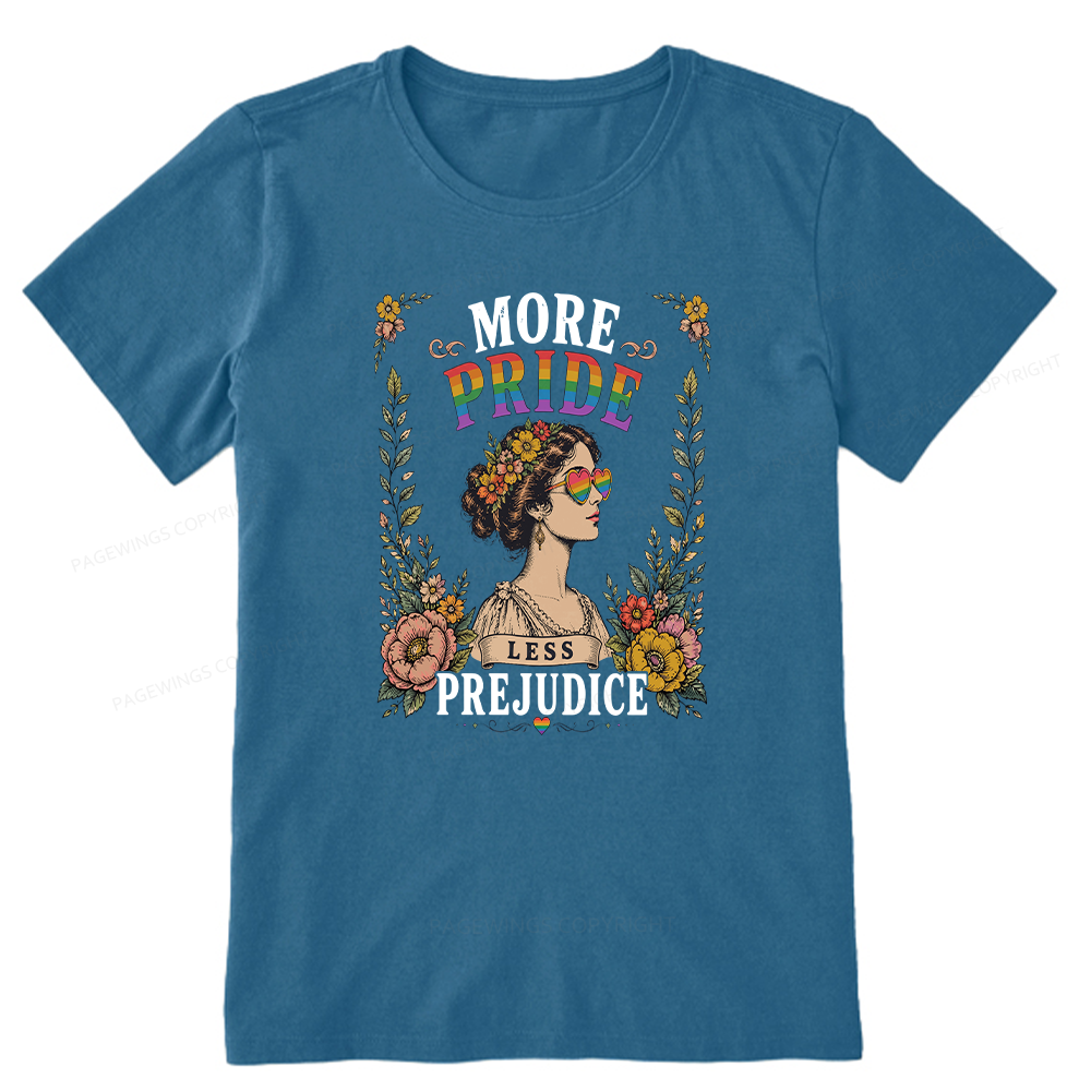 Pagewings More Pride Less Prejudice Unisex Classic T-shirt