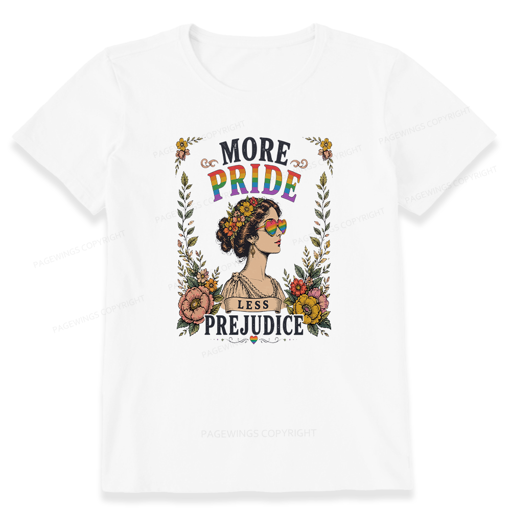 Pagewings More Pride Less Prejudice Unisex Classic T-shirt