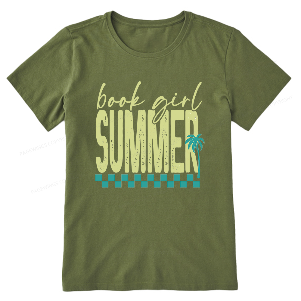 Pagewings Book Girl Summer Unisex Classic T-shirt