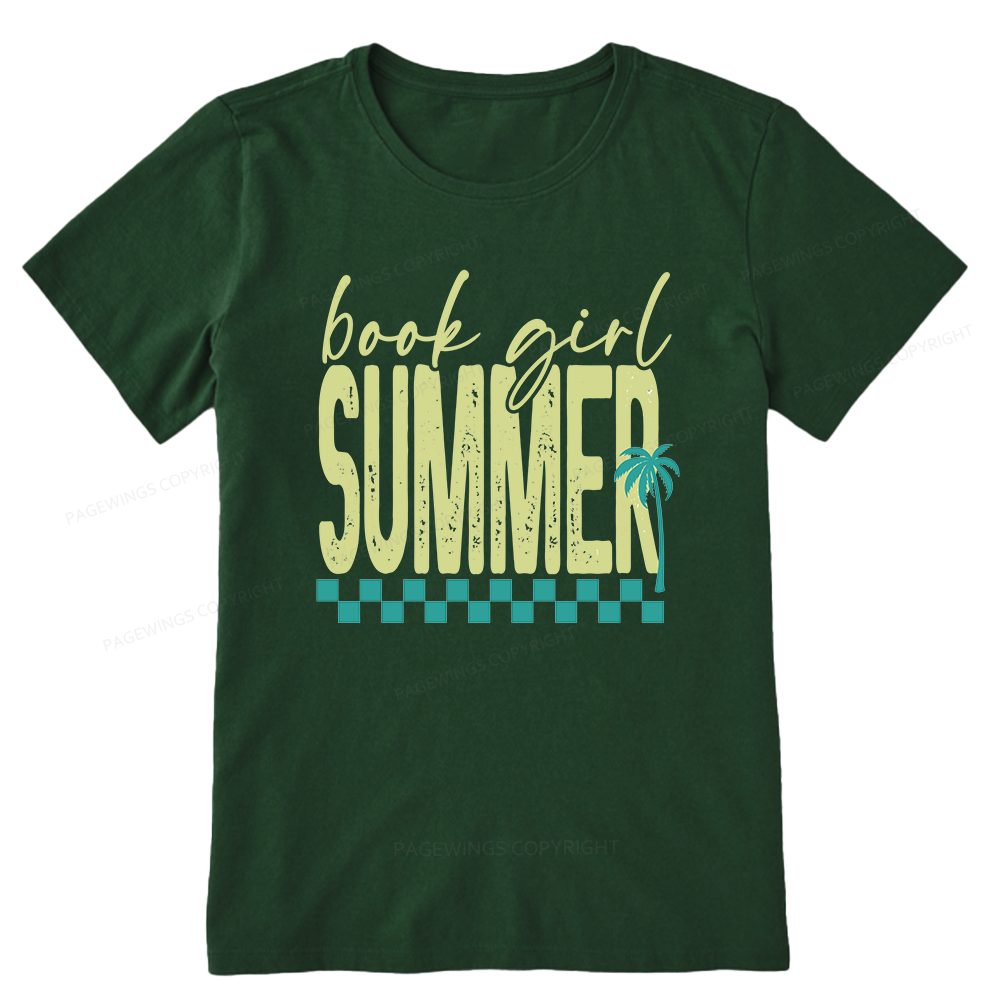 Pagewings Book Girl Summer Unisex Classic T-shirt
