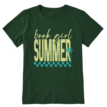 Pagewings Book Girl Summer Unisex Classic T-shirt