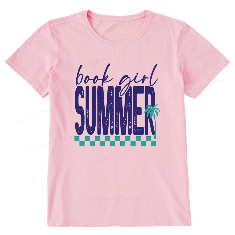 Pagewings Book Girl Summer Unisex Classic T-shirt