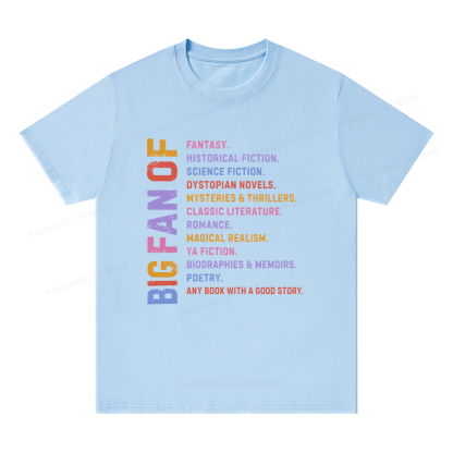 Pagewings Big Fan of Books Unisex Classic T-shirt
