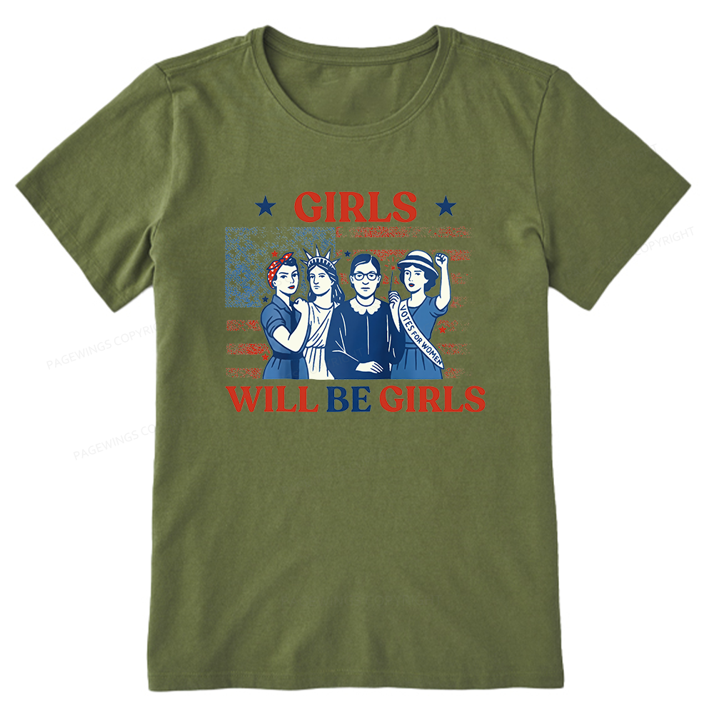 Pagewings Girls Will be Girls Unisex Classic T-shirt