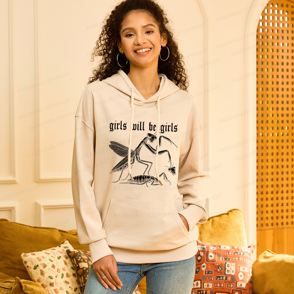 Pagewings Girls Will Be Girls Unisex Classic Hoodie