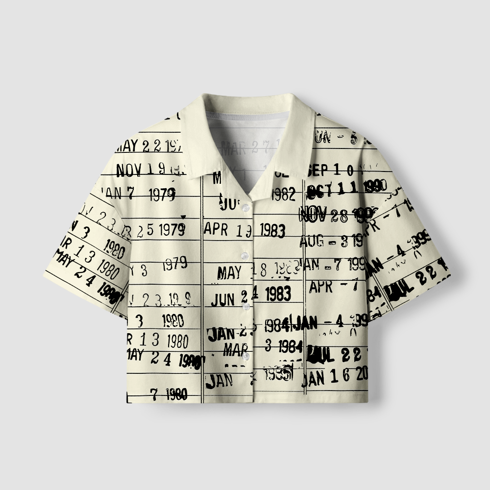 Pagewings Library Card Women's Camp Shirt