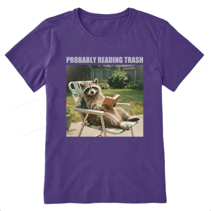 Pagewings Probably Reading Trash Unisex Classic T-shirt