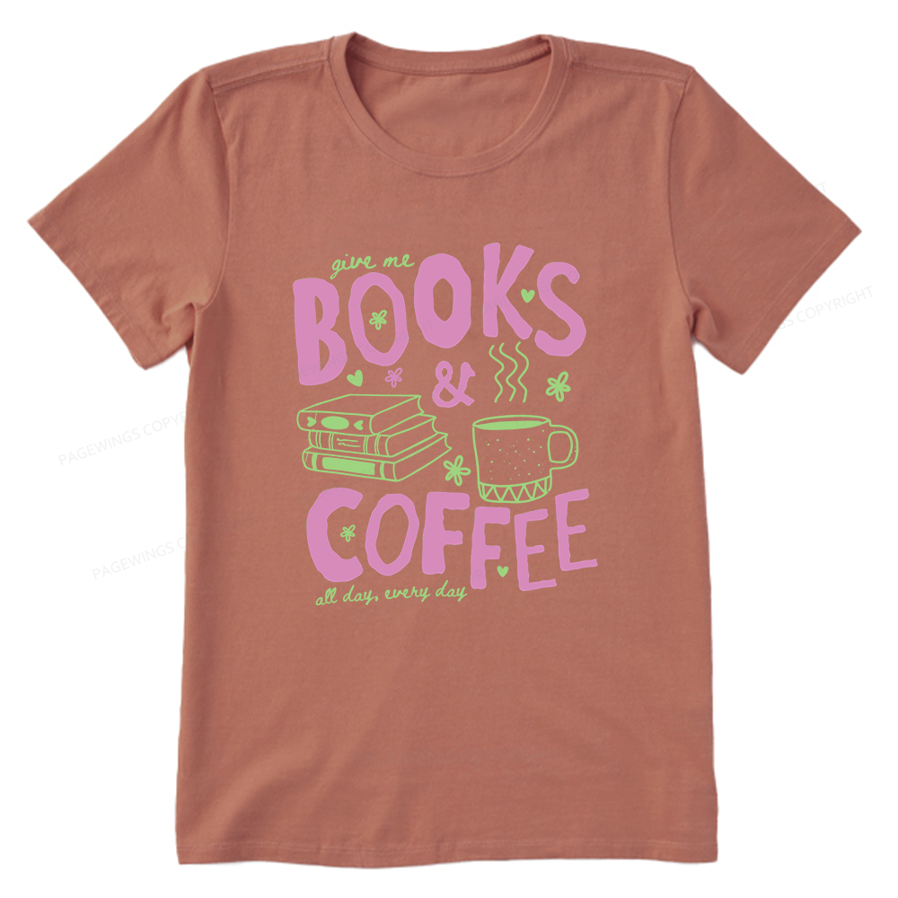 Pagewings Books and Coffee Unisex Classic T-shirt