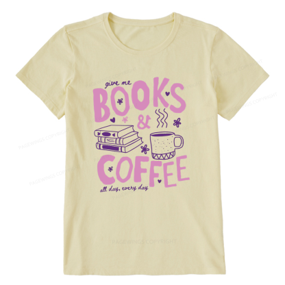 Pagewings Books and Coffee Unisex Classic T-shirt