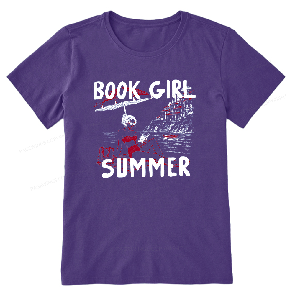 Pagewings Book Girl Summer Unisex Classic T-shirt