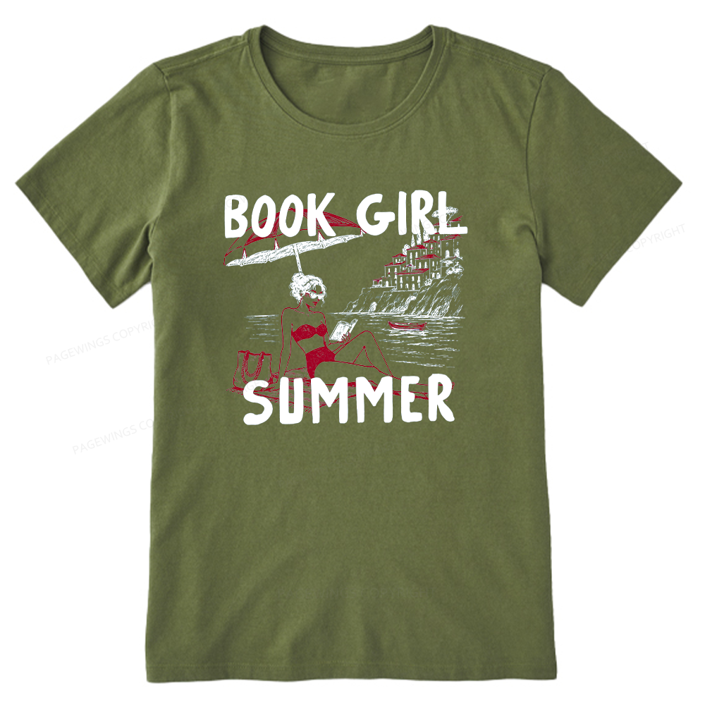 Pagewings Book Girl Summer Unisex Classic T-shirt