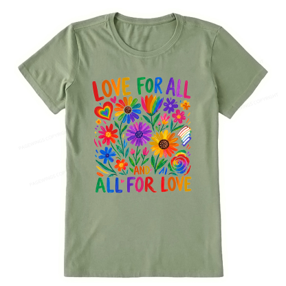 Pagewings Love For All Unisex Classic T-shirt