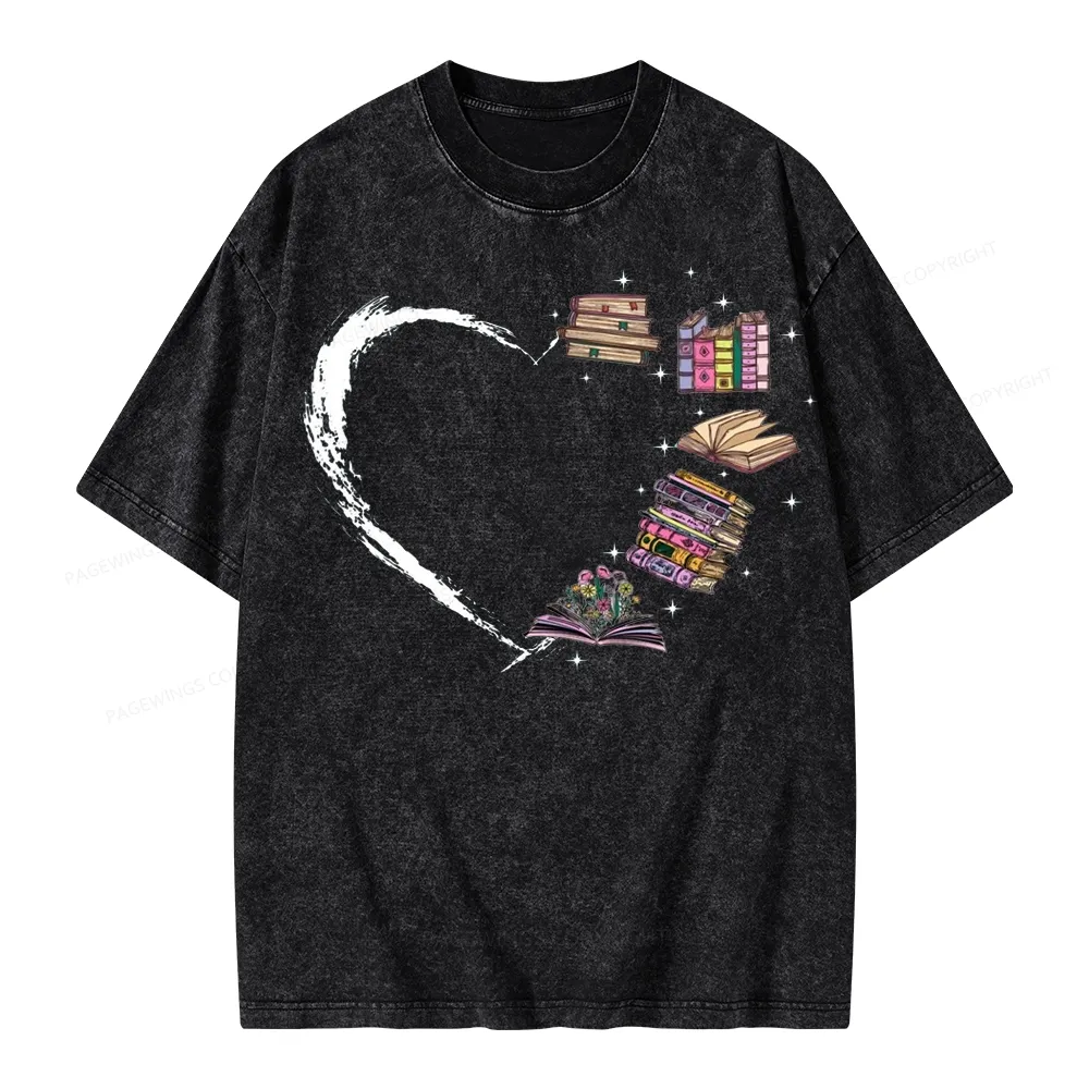 Pagewings Emotionally Attached To Fictional Characters Unisex Washed T