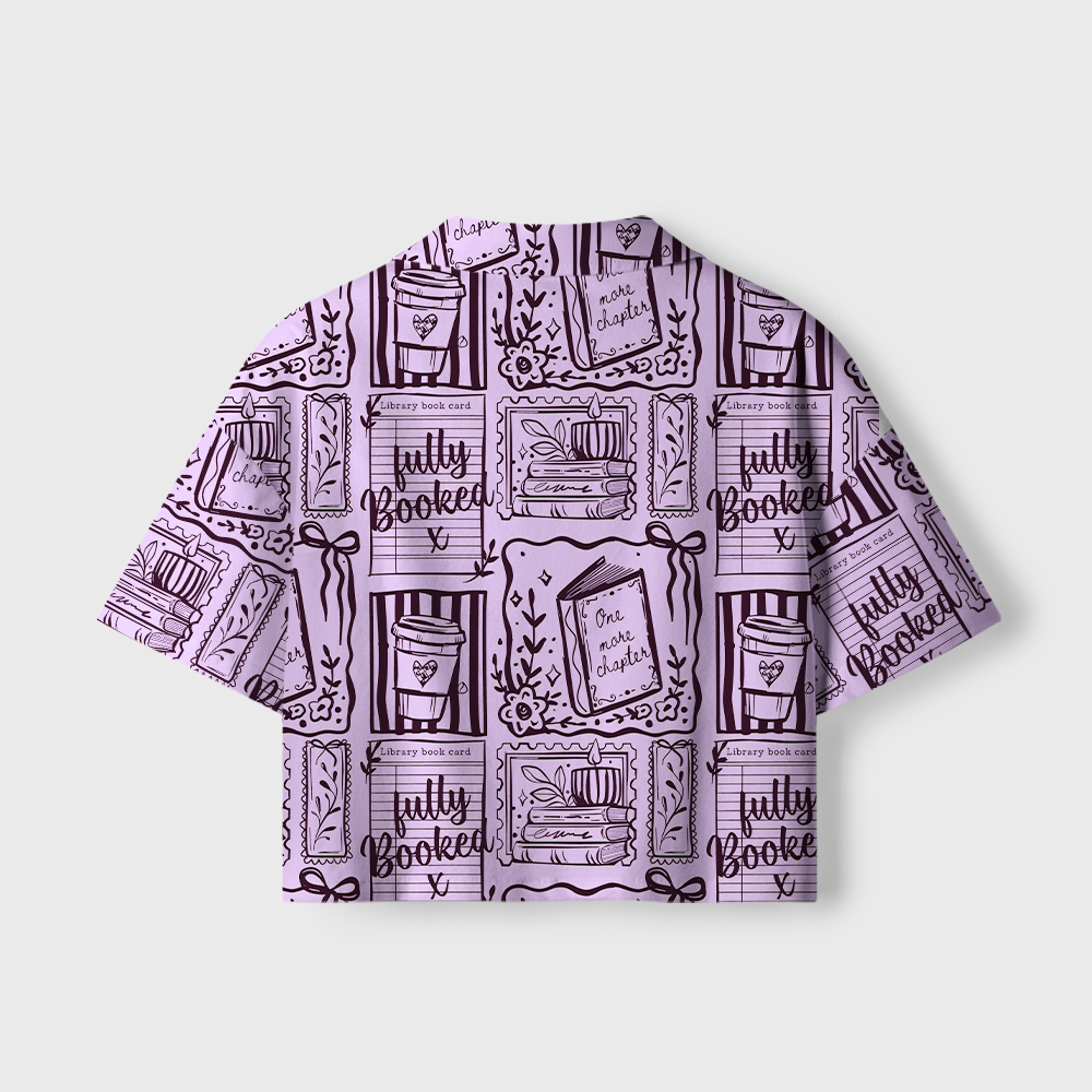 Pagewings Fully Booked Women's Camp Shirt