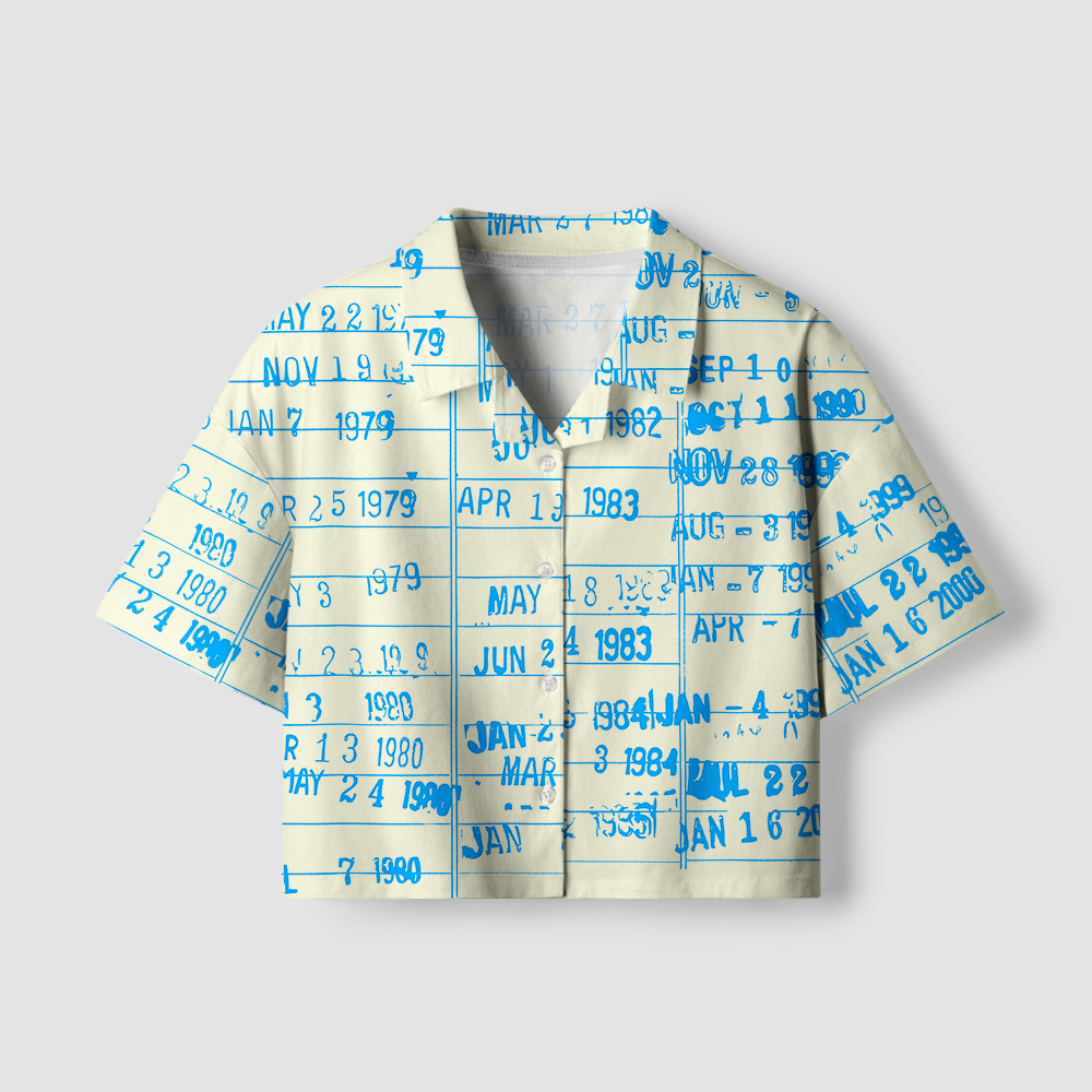 Pagewings Library Card Women's Camp Shirt