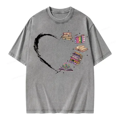 Pagewings Book Lover Unisex Washed T-shirt