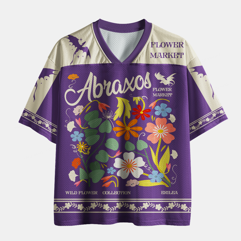 Pagewings Fantasy Novel Lovers Unisex Mesh Jersey