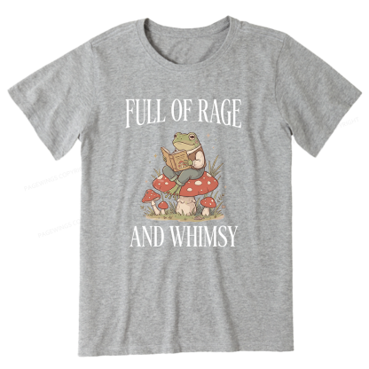 Pagewing Full of Rage and Whimsy Bookish Unisex Classic T-shirt