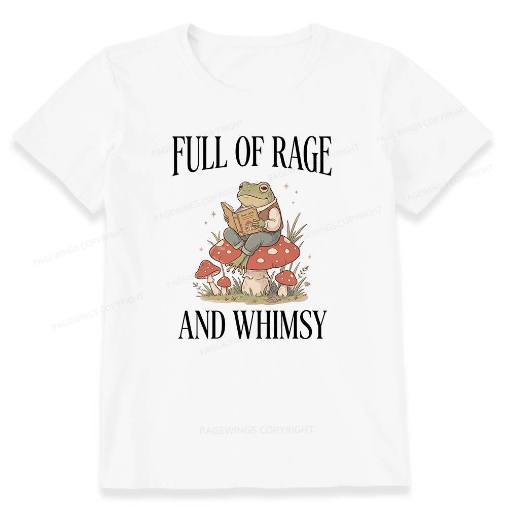Pagewing Full of Rage and Whimsy Bookish Unisex Classic T-shirt