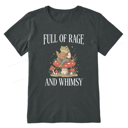 Pagewing Full of Rage and Whimsy Bookish Unisex Classic T-shirt