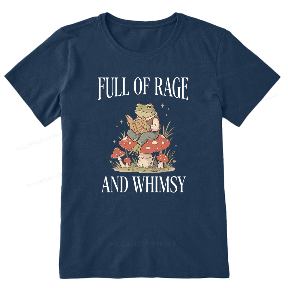 Pagewing Full of Rage and Whimsy Bookish Unisex Classic T-shirt