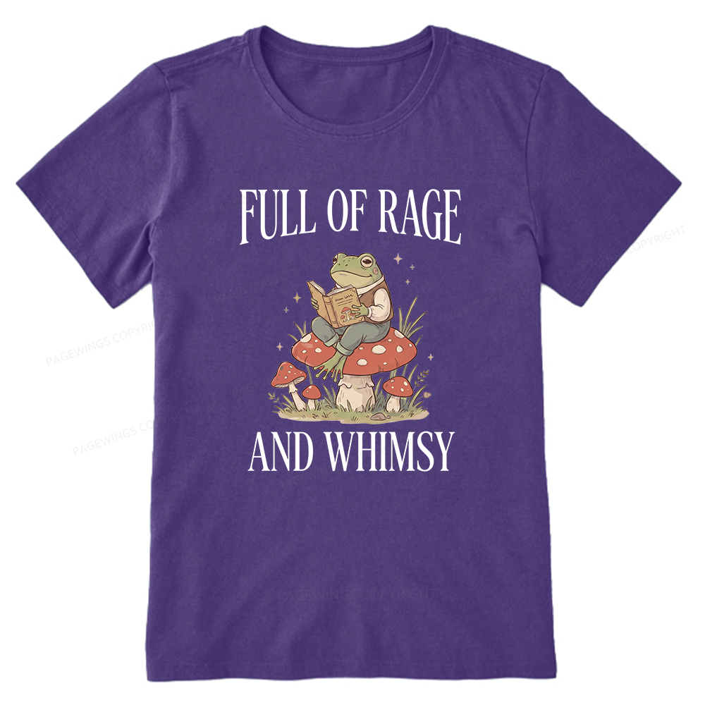 Pagewing Full of Rage and Whimsy Bookish Unisex Classic T-shirt