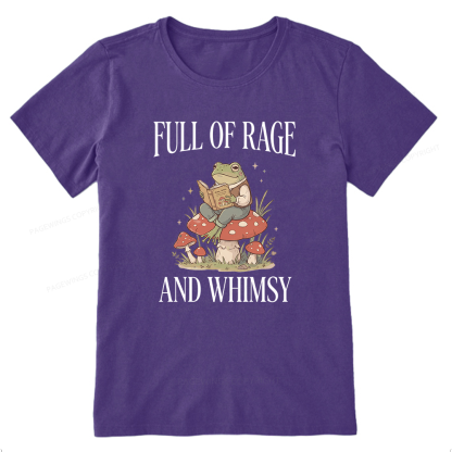 Pagewing Full of Rage and Whimsy Bookish Unisex Classic T-shirt