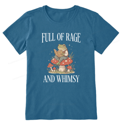 Pagewing Full of Rage and Whimsy Bookish Unisex Classic T-shirt