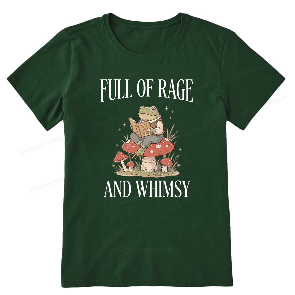 Pagewing Full of Rage and Whimsy Bookish Unisex Classic T-shirt