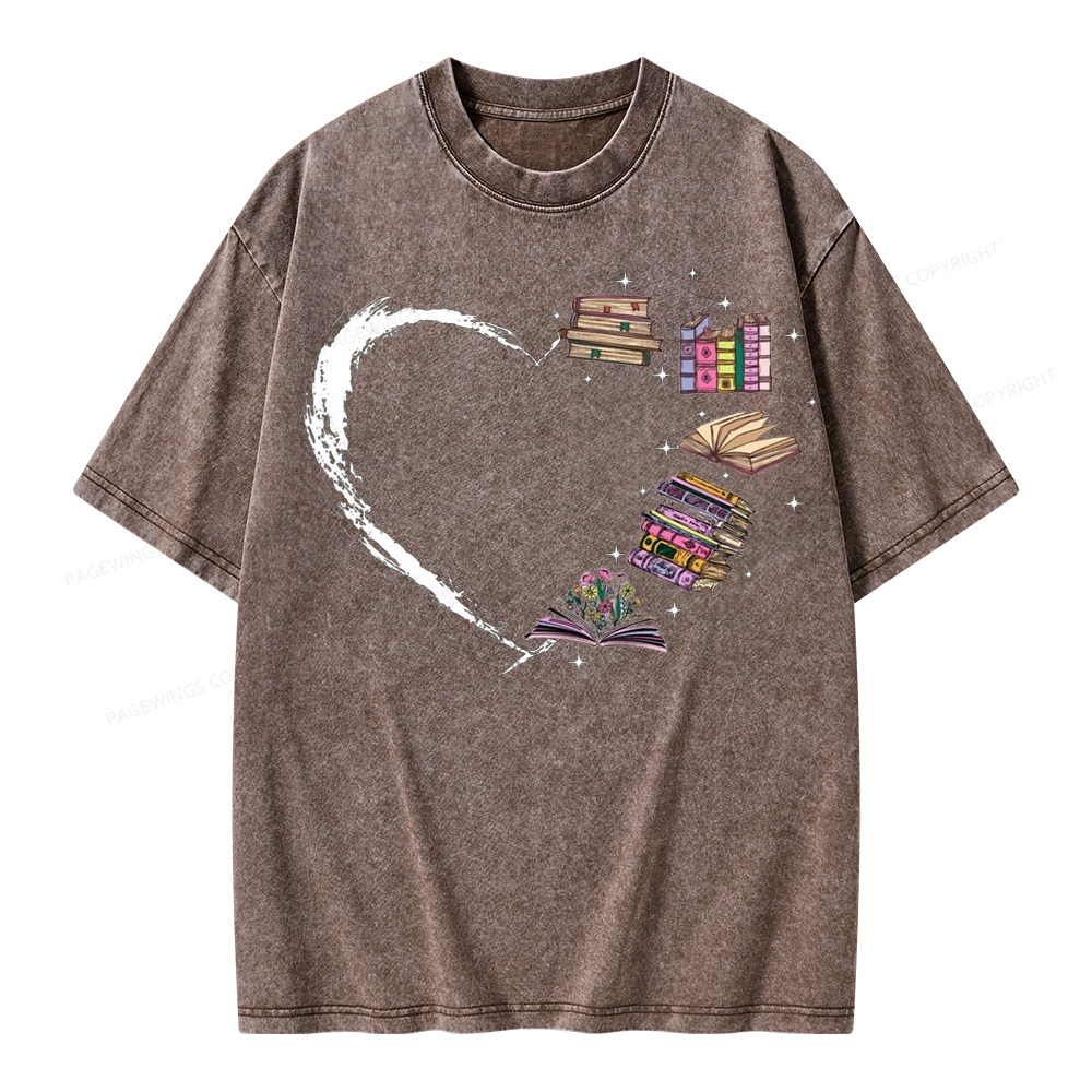 Pagewings Book Lover Unisex Washed T-shirt