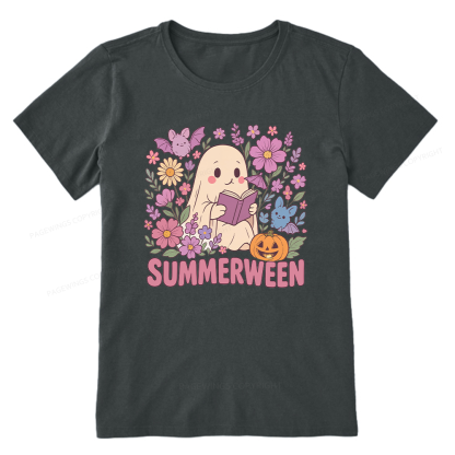 Pagewing Ghost Summerween Bookish Unisex Classic T-shirt